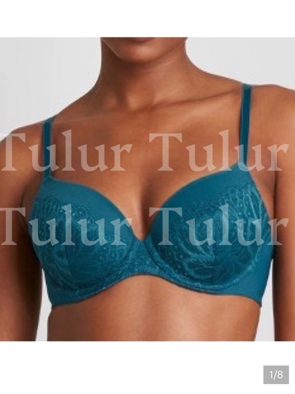 Victoria’s Secret Body by Victoria Peacock Teal Lined Demi Bra 34DD